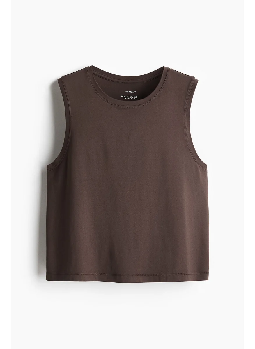 اتش اند ام Boxy-Style Sports Vest Top In Drymove™