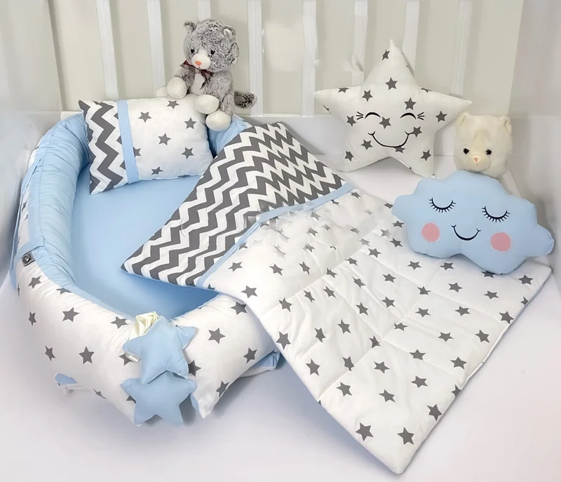 Ebabynest Big Star Series Blue Babynest Set