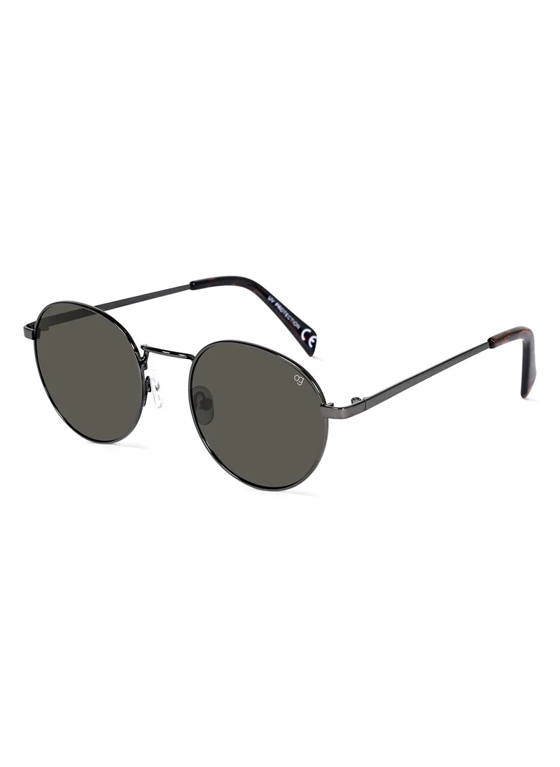 Woggles Chancellor Round Brown Sunglasses