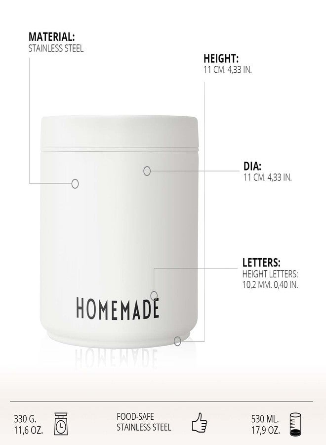 Design Letters Insulated Food Bowl with Spoon/Fork | Thermos for Hot Food Leak-Poof Lid | Insulated Food Jar Wide Mouth | To Go Lunch Box | Stainless Steel Lunch Container - Image 2