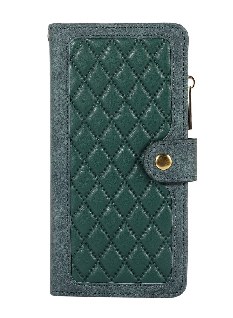 Suteni Flip Cover Card Slots Leather Phone Case for Samsung - Image 1