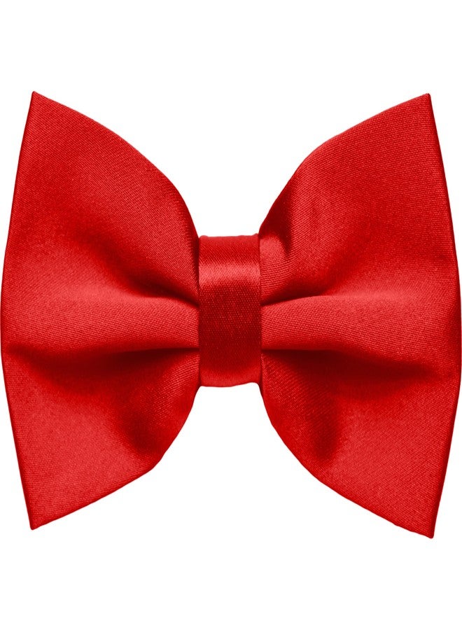 ديبي ربطات عنق رسمية جاهزة للارتداء من ديبي للرجال - ربطات عنق رجالية - ربطة عنق قابلة للتعديل (لون عنابي) - Image 1