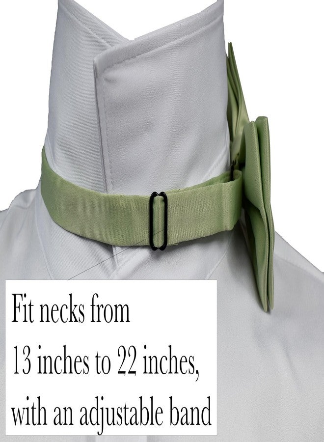 ديبي ربطات عنق رسمية جاهزة للارتداء من ديبي للرجال - ربطات عنق رجالية - ربطة عنق قابلة للتعديل (لون عنابي) - Image 4