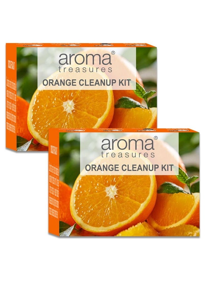 Aroma Treasures Orange Cleanup Kit Pack Of 2 (20G/Ml X 2)  - Image 1