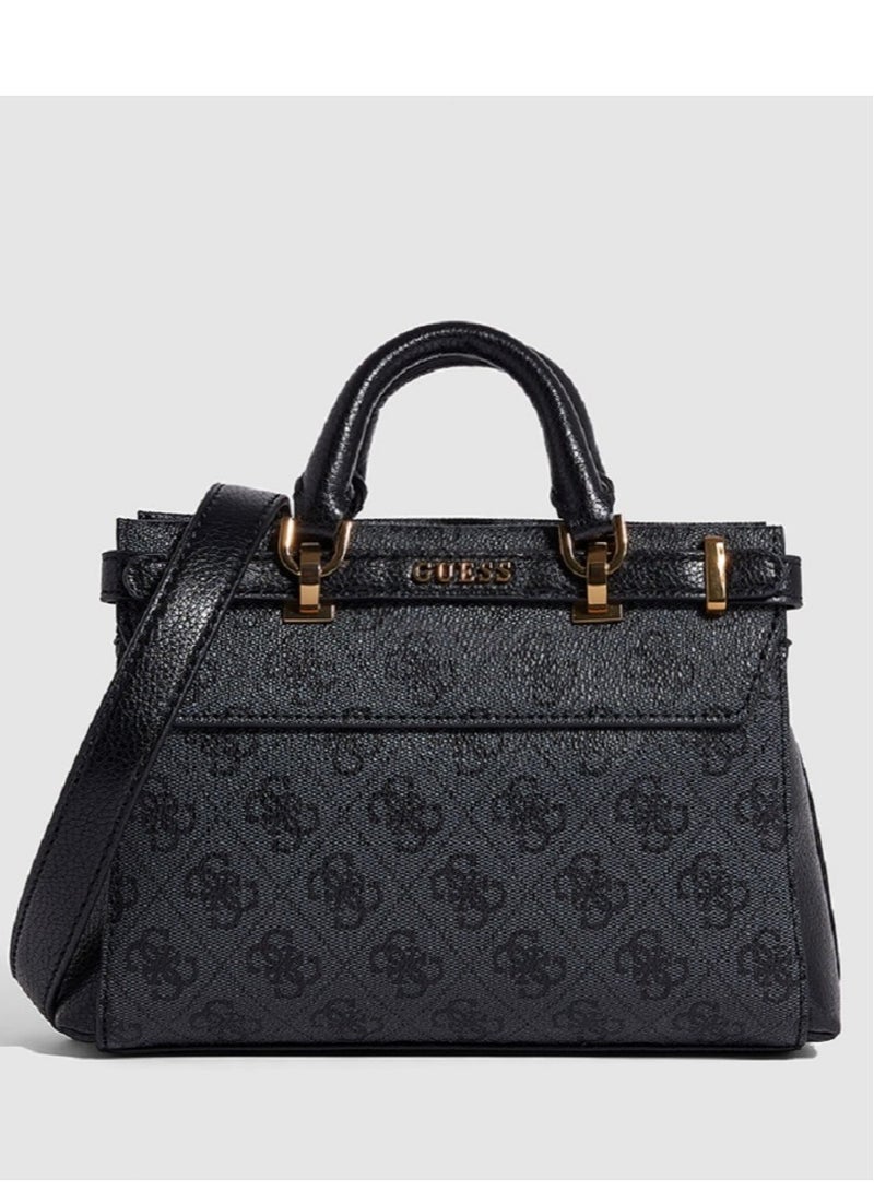 جس حقيبة سيستري من الجلد الصناعي مرصوفة بالحصى - Image 1