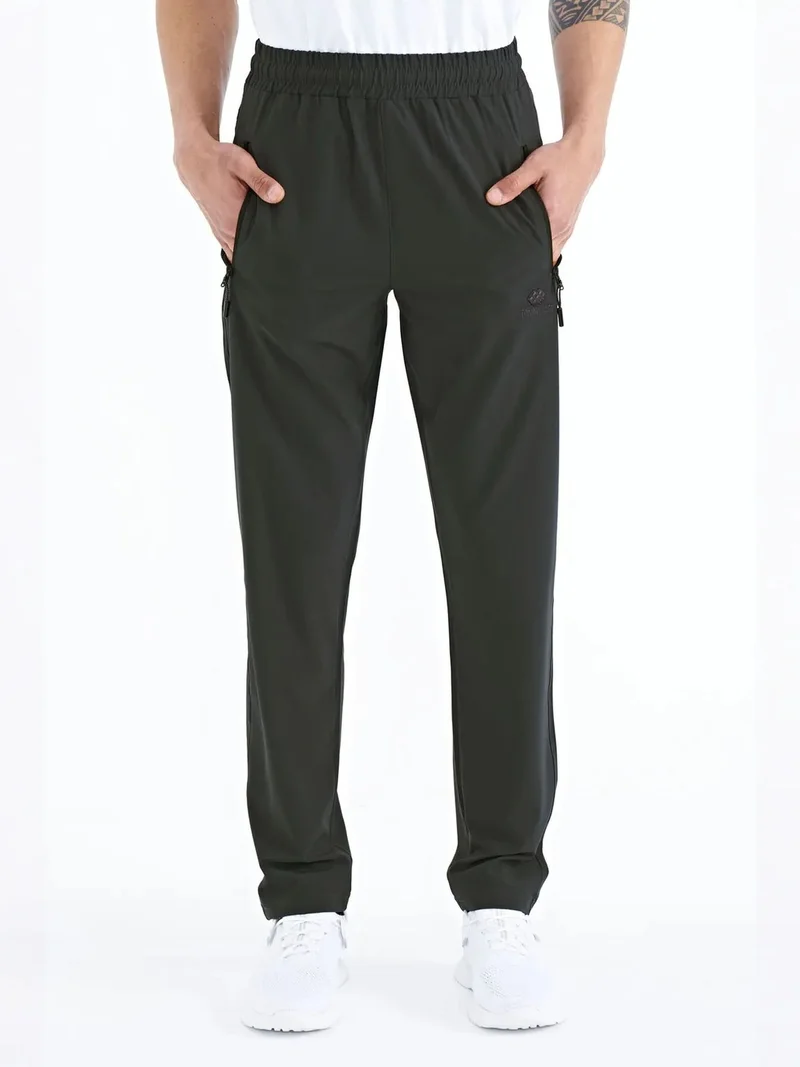 تومي لايف TOMMY Men's Straight-Leg Pull-On Sweatpants