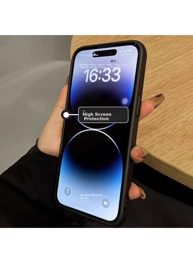 Neyaa Apple 14 Pro Max Phone Case Iphone 14 Pro Max Protective Cover Lens Full Package Ultra-thin Semi-transparent Skin-like Frosted Silicone Anti-drop Simple Uni Style - Image 1