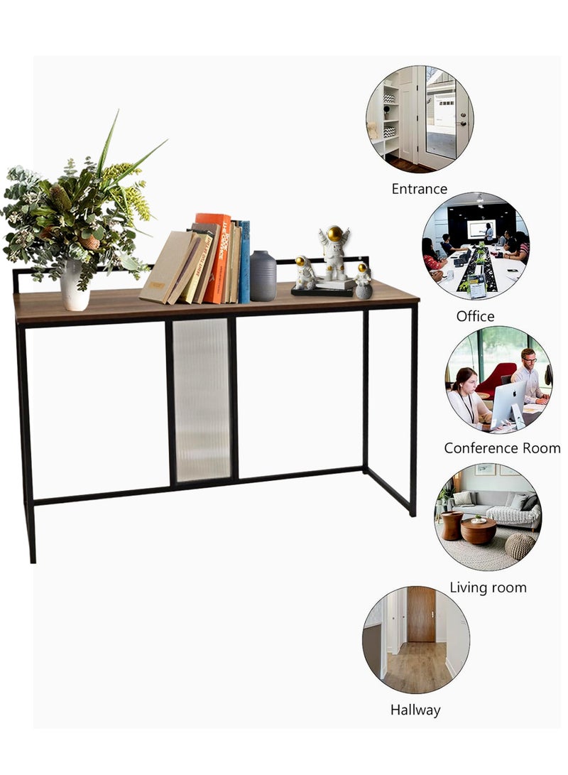 Living Rectangular Console Table Metal Frame 130*85*40 CM - Image 2
