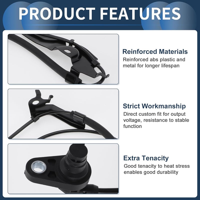 INFINAUTO حساس سرعة العجلات ABS من INFINAUTO لسيارات لكزس وتويوتا - Image 3