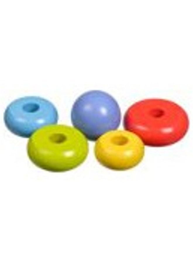 BAYBEE Wooden Rainbow Rings Stacking And Sorting Puzzle Toys For Kids, Toddlers Tower Stacking Toys For Montessori Learning Educational Baby Kids Toys, Sorting Toys For Kids Toddlers 2+ Years  - Image 4