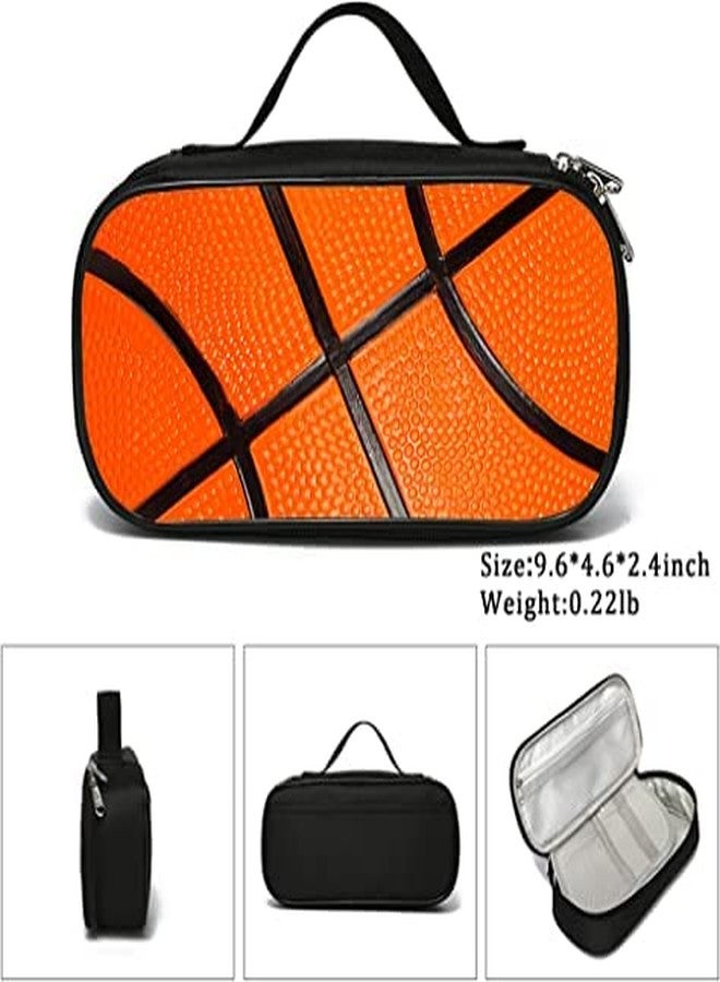 ROVOZAR Basketball Pen Holder Large Capacity Pen Bag With Compartment Zipper Pouch For Women Men - Image 5