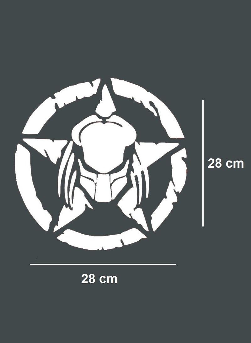 Generic Space Star Predator Sticker 