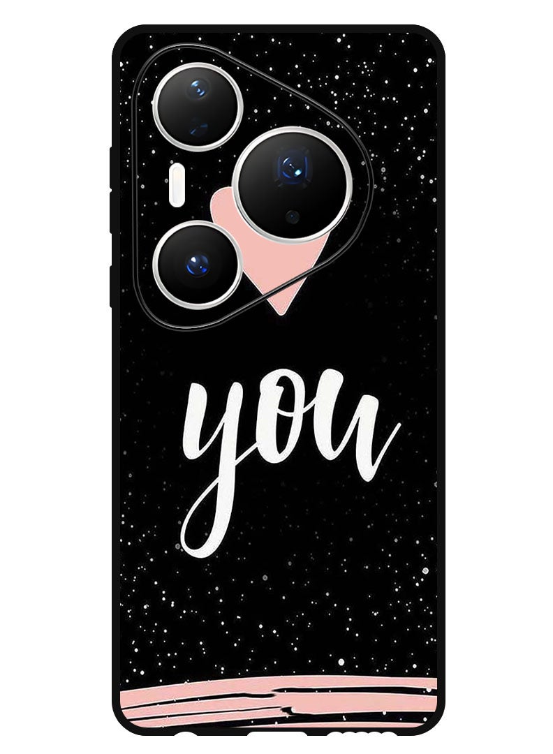 Theodor Case Compatible with Huawei Pura 80 Pro Plus 6.8 Inch Protection Shockproof Bumper Cover Love You - Image 1