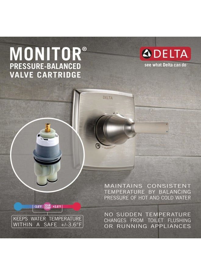 Delta Faucet T17099-SS-PR Pivotal Tub/Shower, Lumicoat Stainless - Image 2