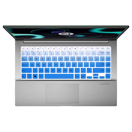 Laprite Premium Keyboard Cover Fit with Asus VivoBook 14 inch Laptop - Gradient Blue - Image 1