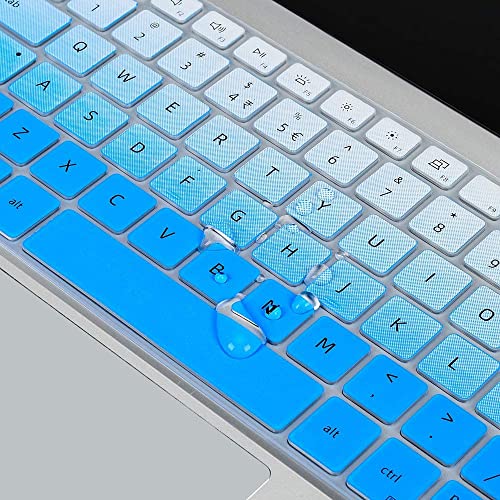 Laprite Premium Keyboard Cover Fit with Asus VivoBook 14 inch Laptop - Gradient Blue - Image 3
