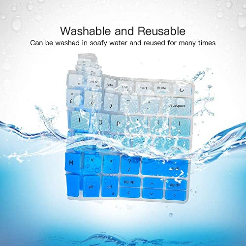 Laprite Premium Keyboard Cover Fit with Asus VivoBook 14 inch Laptop - Gradient Blue - Image 4