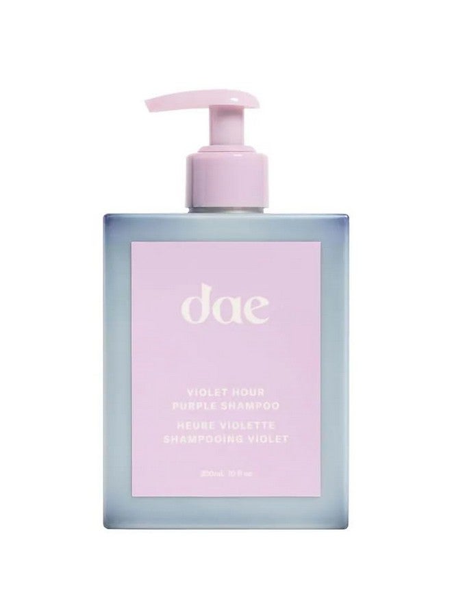 DAE Ae Hair Violet Hour Purple Shampoo Fights Brasiness Enhances Color & Repairs Damage (10 Oz) - Image 1