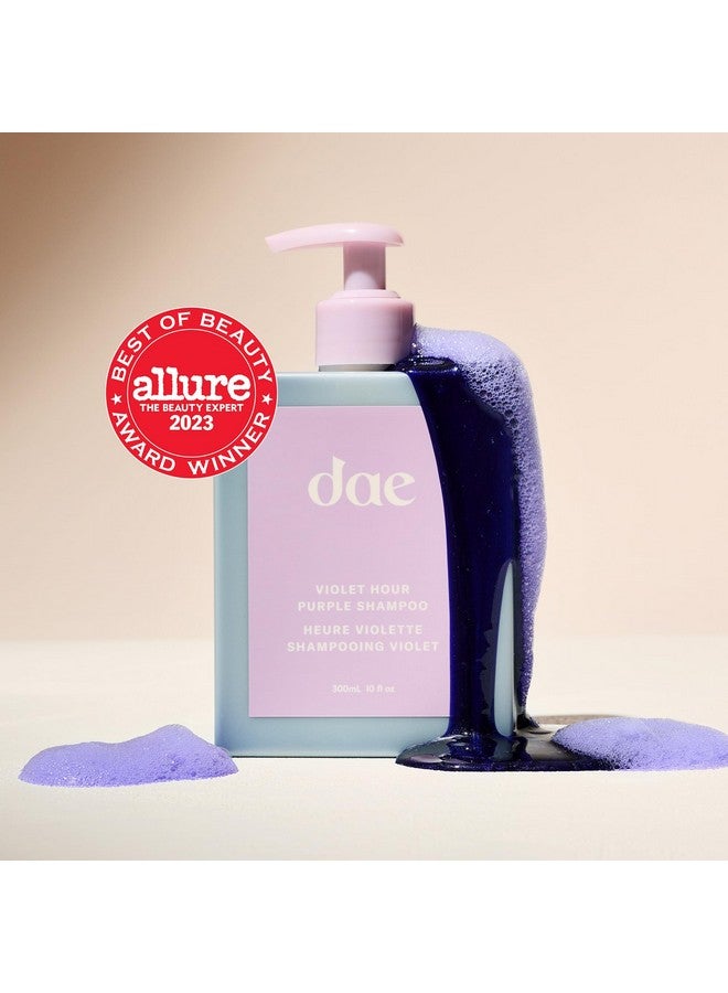 DAE Ae Hair Violet Hour Purple Shampoo Fights Brasiness Enhances Color & Repairs Damage (10 Oz) - Image 3
