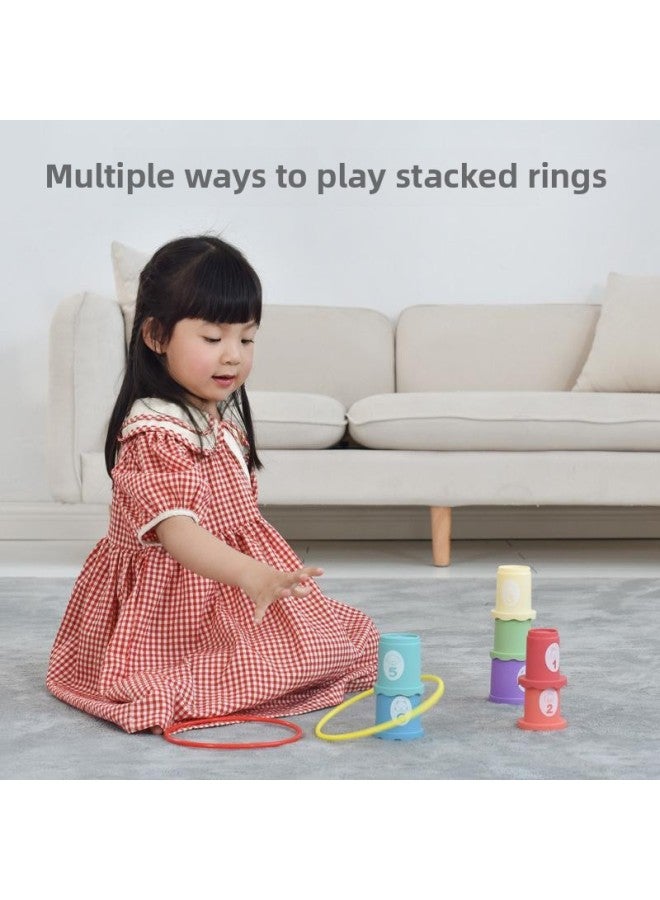 Special For Track Transfer Puzzle Early Education Rolling Ball Sliding Ball Tower Jengle Children's Toys Wholesale-Color:9 Layers 21 Pieces With Sound And Light Music  - Image 3