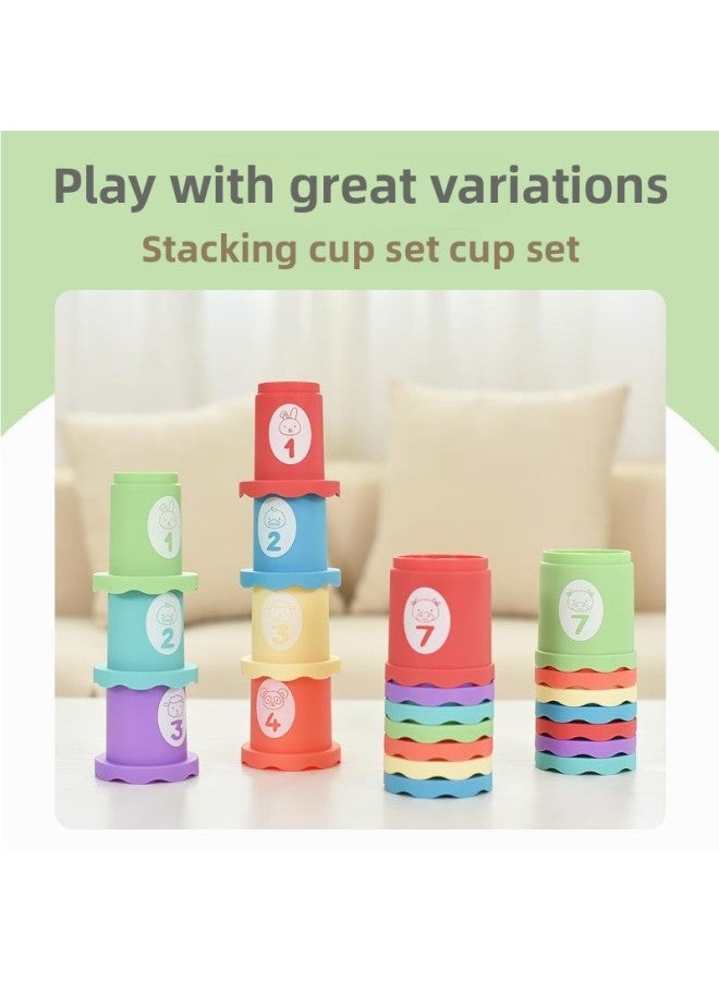 Special For Track Transfer Puzzle Early Education Rolling Ball Sliding Ball Tower Jengle Children's Toys Wholesale-Color:9 Layers 21 Pieces With Sound And Light Music  - Image 4
