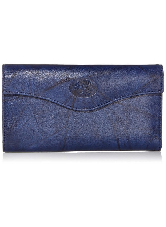 Buxton Checkbook Clutch, Navy - Image 1
