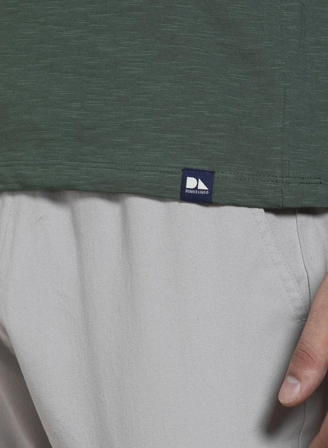 Dennis Lingo Regular Fit Green Cotton T-Shirt – Stylish and Comfortable  - Image 3