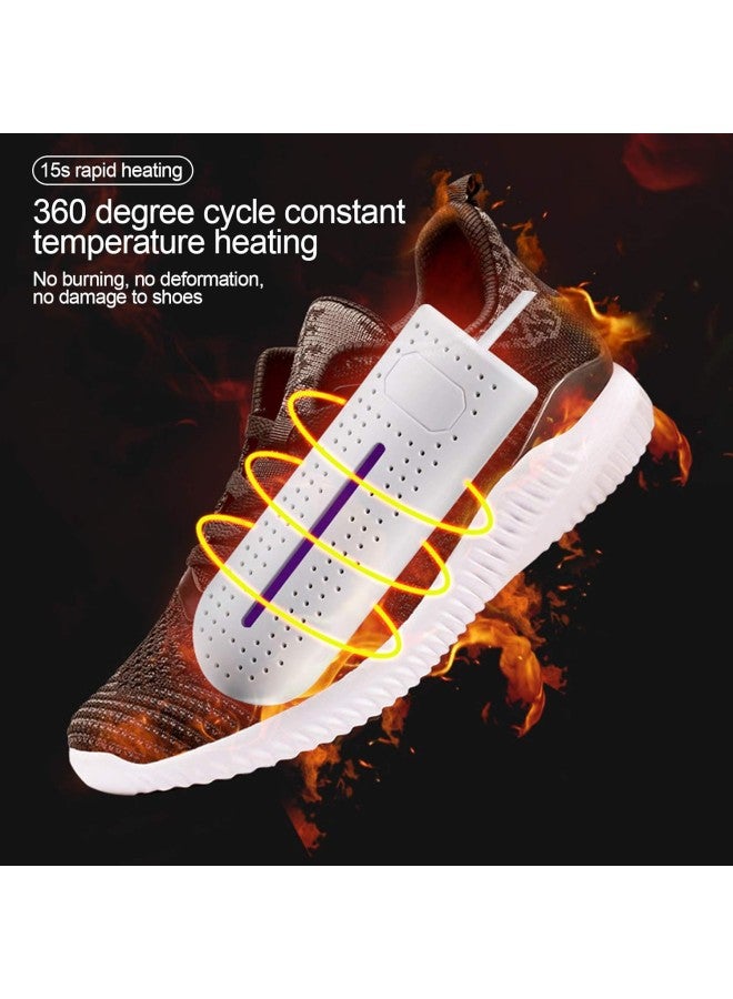 klarako Electric Shoe Dryer, Boot Deodorizer 65℃ Boot Warmer Dryer with Heat Device, Double‑Sided Porous Heat Dissipation for Shoes Sock Gloves(white)  - Image 2