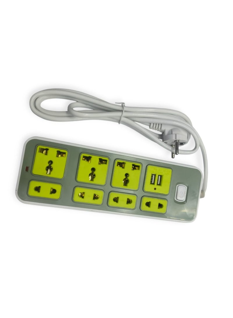 Electricity Subscriber - 7 Ports - 2Usb  Max 2500w- 10A  - Image 2