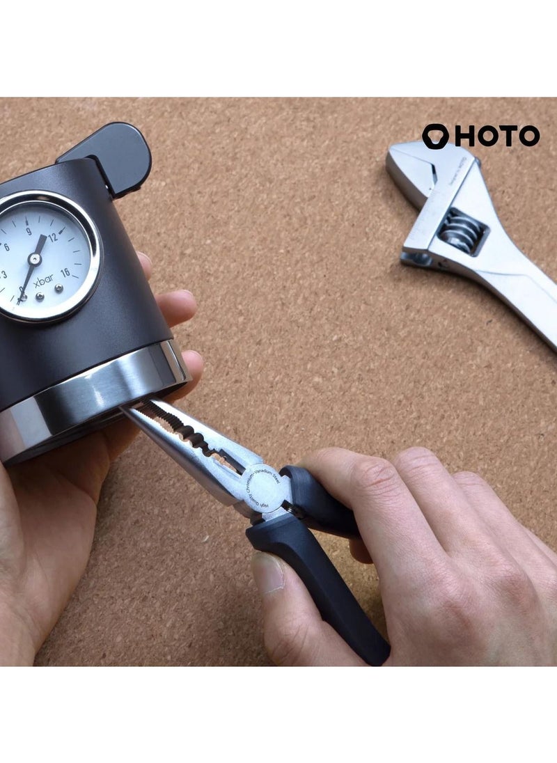 HOTO Cordless Brushless Drill Tool Set, Hidden Buckle, Unique LED Screen, Intelligent Digital Display, Practical High-end Drill Kit for Home/Daily Use
