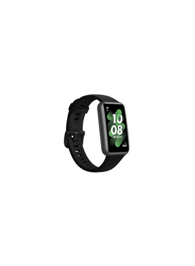 CATANES Huawei Band 7 Watch Band for Men Women Sport Watch Strap Lightweight Silicone Replacement Band Black - Image 1