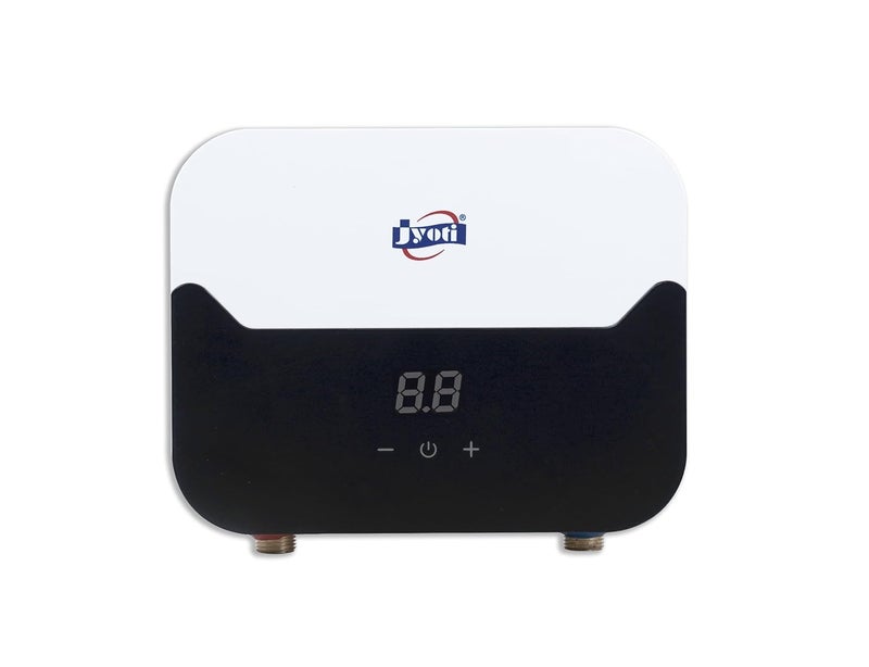 JYOTI Jyoti TL 55 kW Tankless Instant Water Heater 5500 Watt Instant Geyser Continuous Hot Water for Shower Tankless Heat Exchanger Technology Touch Control Thermostat 6 Bar High Pressure Rating  - Image 1