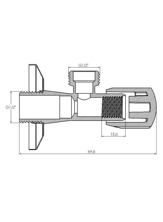 Duravit Angle valve 1/2“ * 1/2“ - Image 2