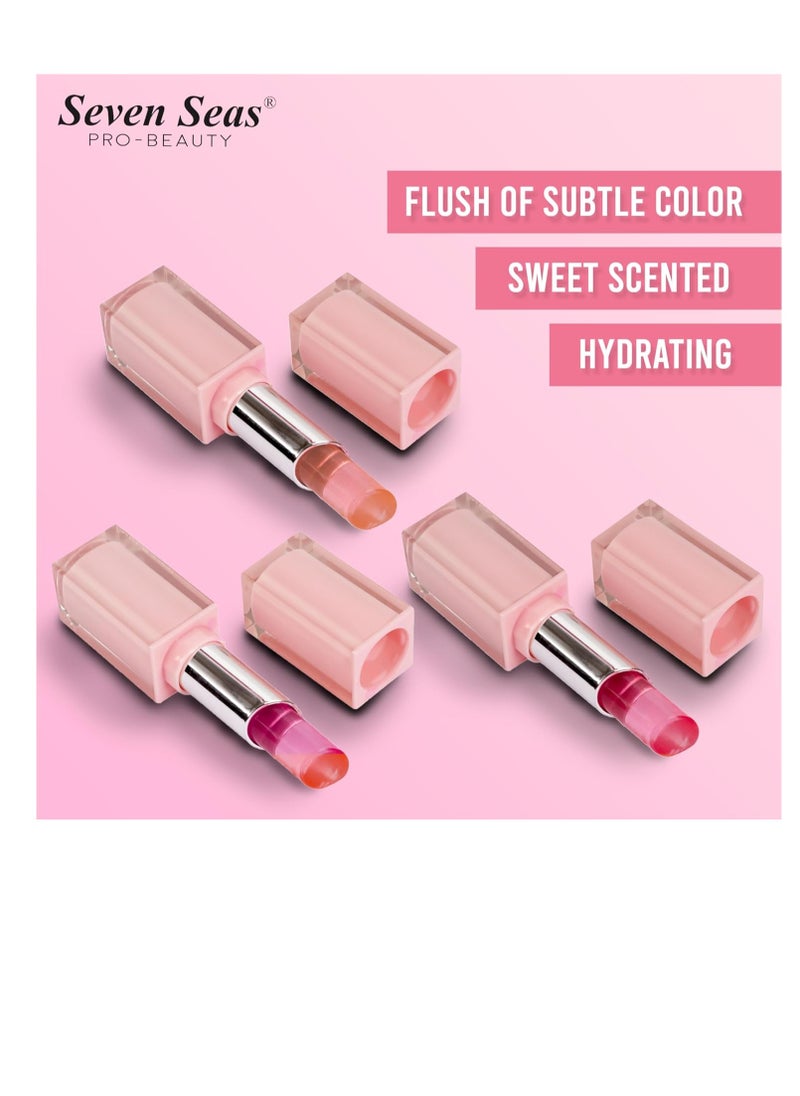 Seven Seas Seven Seas Rouge Gel Lipstick Smooth Texture Glass Finish  Long Lasting Lipstick Women Orange  - Image 4