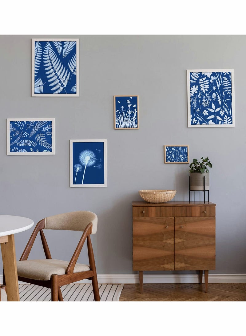 32 Sheets A5 Cyanotype Paper - Sun Print Paper for Solar Drawing, Nature Printing, and Creative Projects. Perfect for Artistic and Educational Uses! - Image 5