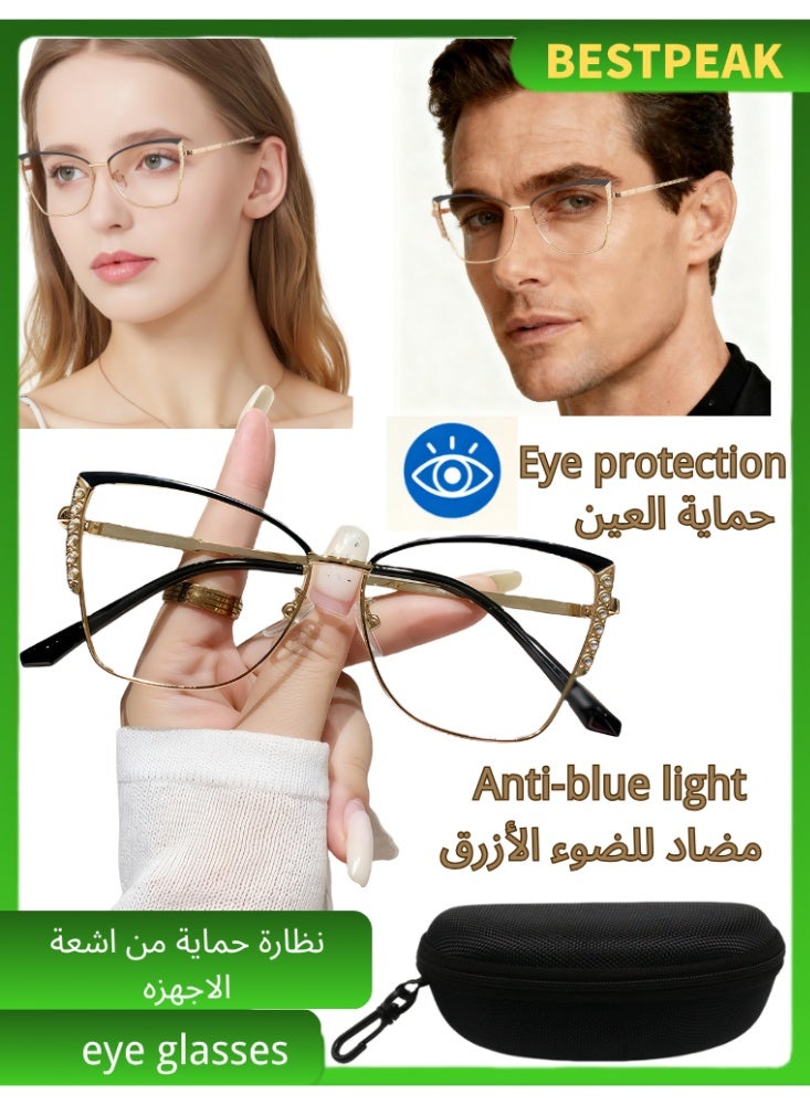 BESTPEAK Blue Light Blocking Glasses For Men/Women Anti-Fatigue Computer Monitor Gaming Glasses Reduce Eye Strain Game Glasses - Image 1