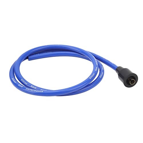 DAUERHAFT Spark Plug Wire, Rugged 8mm Diameter Ignition Spark Plug Wire Set for 4 Cylinder Classic Cars (Blue) - Image 5