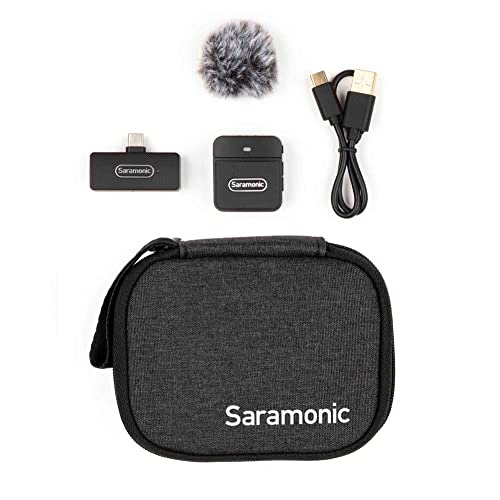 Saramonic Blink 100 B5 Ultra-Portable Clip-On Wireless Mic System w/USB-C Receiver for iPhone 15, Android, Newer iPads & Computers - Image 1