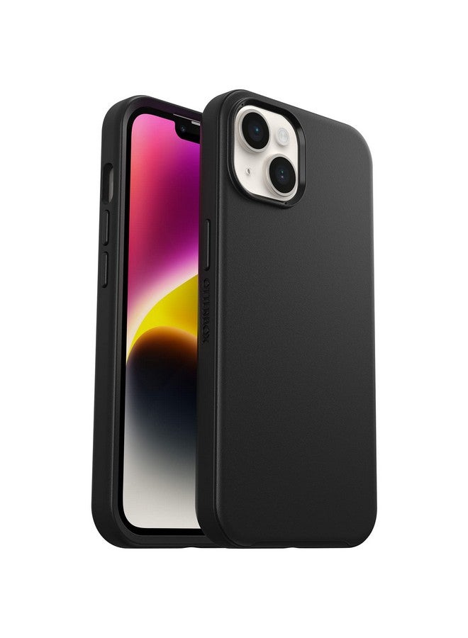 Otterbox OtterBox iPhone 14 & iPhone 13 Symmetry Series+ Case - Black, Ultra-Sleek, Snaps to MagSafe, Raised Edges Protect Camera & Screen  - Image 1