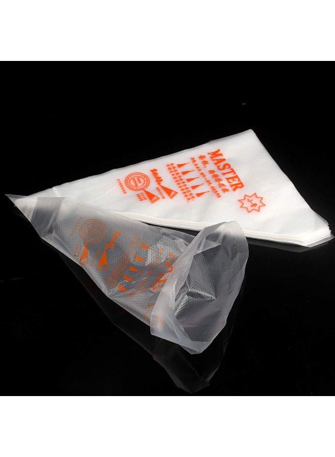 ماستر اكياس لانجفون كبيرة سميكة من جينيريك، 100 قطعة من اكياس التزيين بدون اطراف للاستعمال مرة واحدة، اكياس تزيين المعجنات الملكية لتزيين البسكويت والكب كيك - Image 3