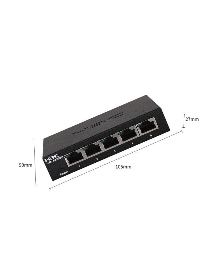 H3c 5-port Gigabit Switch, Unmanaged Enterprise-grade Switch, Network Cable Splitter, S1205v - Image 2
