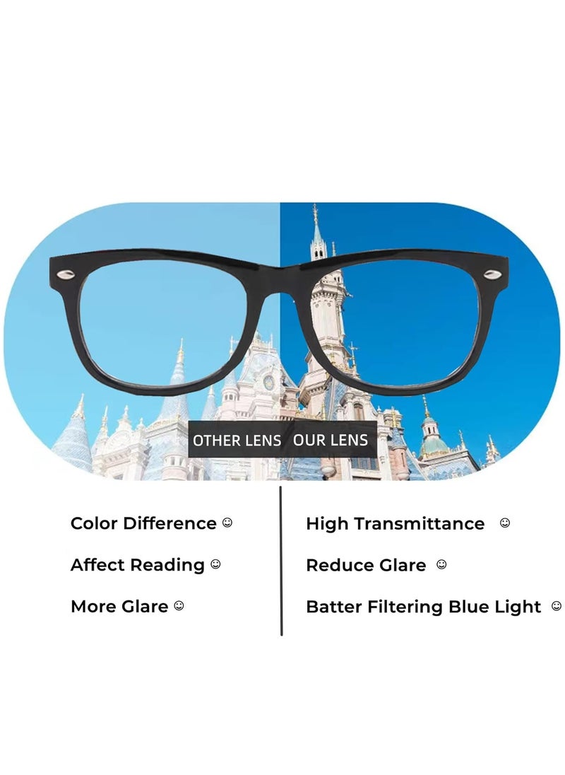 GUDOO Blue Light Glasses for Kids Computer TV Phone Children Gaming Eyewear Silicone Flexible Eyeglasses for Boys Girls Age 3-12 Anti blue light and Headache  - Image 3