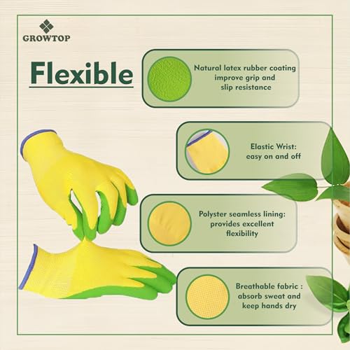 GROWTOP Gardening Claws| for Digging Planting Nursery Plants| Garden Gloves Easy to dig|Farming Gloves| Cut Proof Garden Gloves|Garden Farming Gloves|Heavy Duty Garden Hand Gloves - Image 4