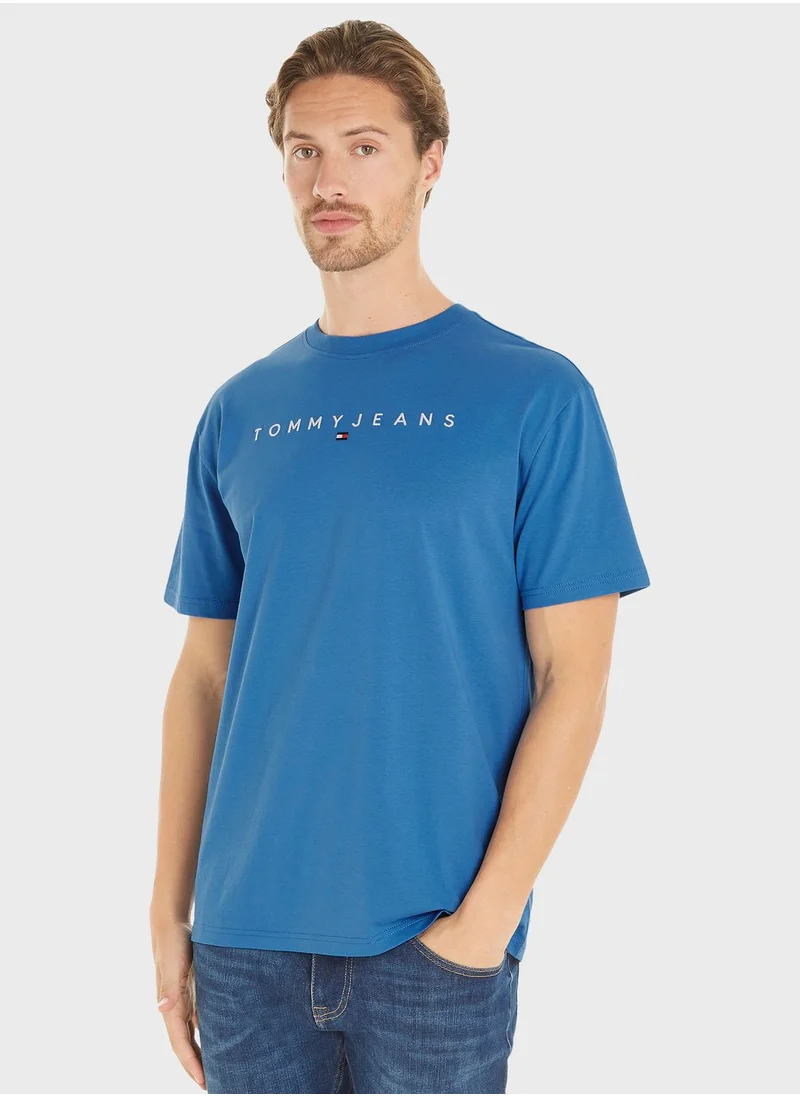 TOMMY JEANS Logo Crew Neck T-Shirt