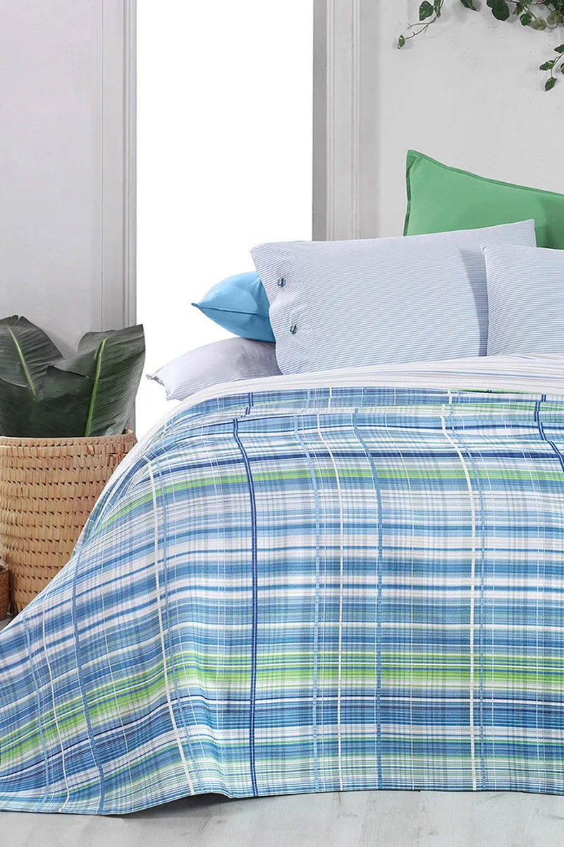 ساريف Viola Blue Double Cotton Pique Set