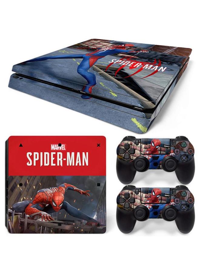 Ps4 Slim Film Ps4 Slim Thin Machine Sticker Ps4 Slim Body Sticker Ps4 Slim Spider-Man Film-Color:TN-PS4Slim-6237 - Image 1