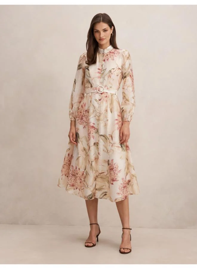 forever new Elena Printed Midi Dress
