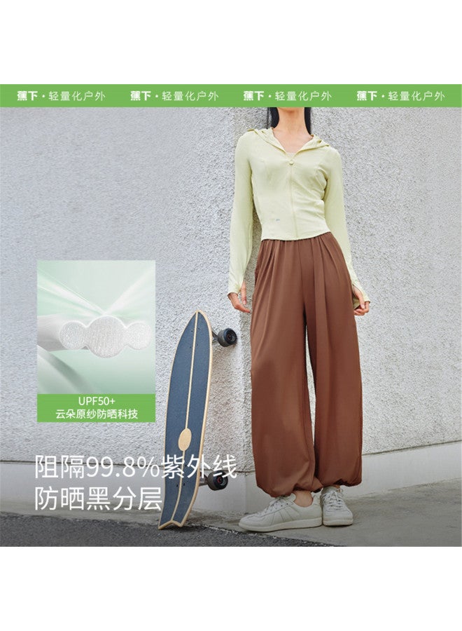 Beneunder Spring And Summer Women'S Pants, Cuffed, Breathable, Loose, Versatile, Ice Silk, Extra Loose, Plus Size Women'S Sportswear - Image 3