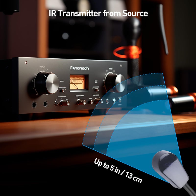 Cable Matters كابل ماتييرز لموسع الإشارة بالأشعة تحت الحمراء 15 قدم، مجموعة كابل مكرر IR، موسع IR، كابل IR بلستر USB، نطاق إشارة IR يصل إلى 15 قدم - Image 4