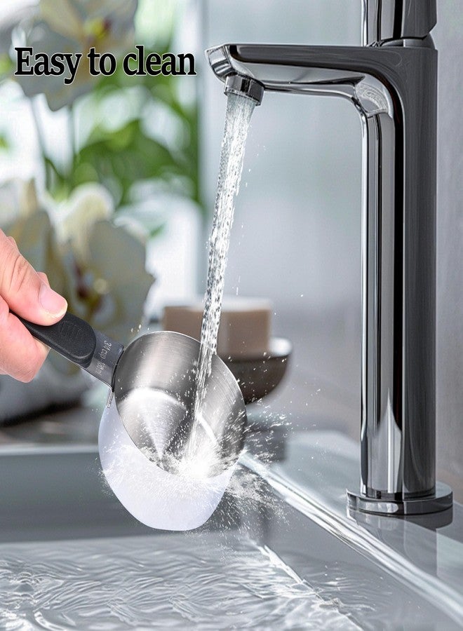 DOTINGHUX 3/4 Cup(180ml) Stainless Steel Measuring Cup with Magnetic Handle and Inner Measuring Marks-1 PCS - Image 5
